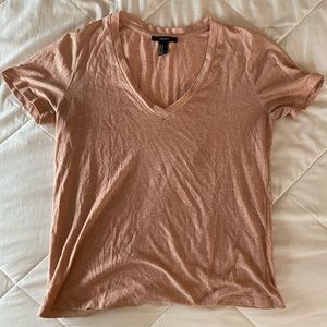 Blush pink forever 21 tee